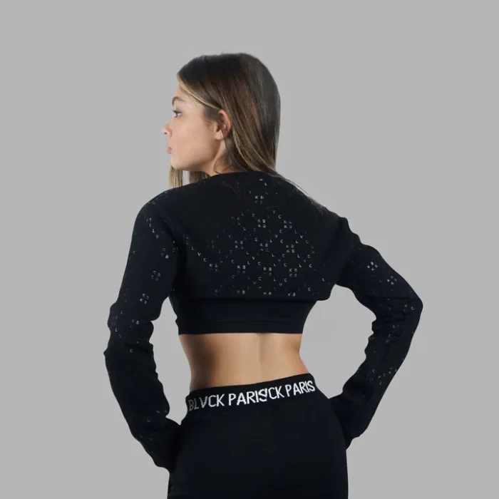 Blvck Monogram Sweater Cropped